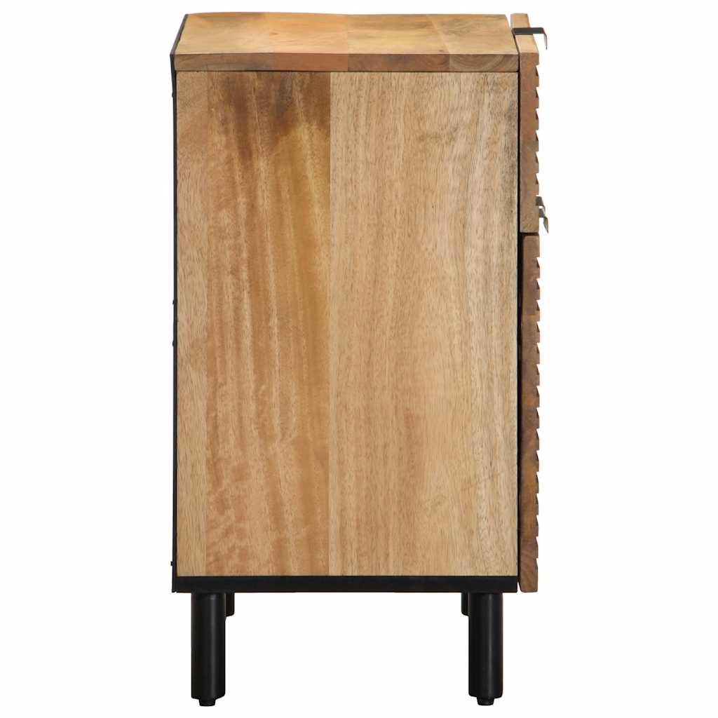 vidaXL Nachttisch Braun 50x33x60 cm Massivholz Mango