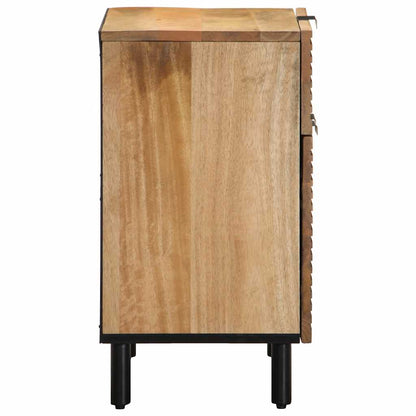 vidaXL Nachttisch Braun 50x33x60 cm Massivholz Mango