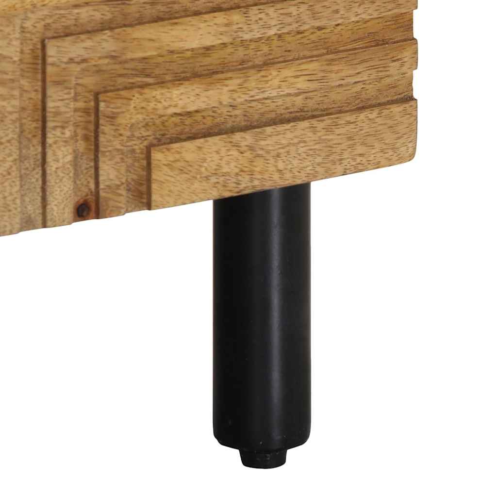 vidaXL Nachttisch Braun 50x33x60 cm Massivholz Mango