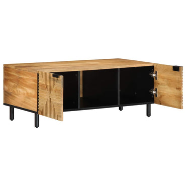 vidaXL Couchtisch Braun 100x54x40 cm Massivholz Mango