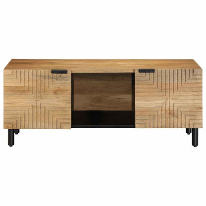 vidaXL Couchtisch Braun 100x54x40 cm Massivholz Mango