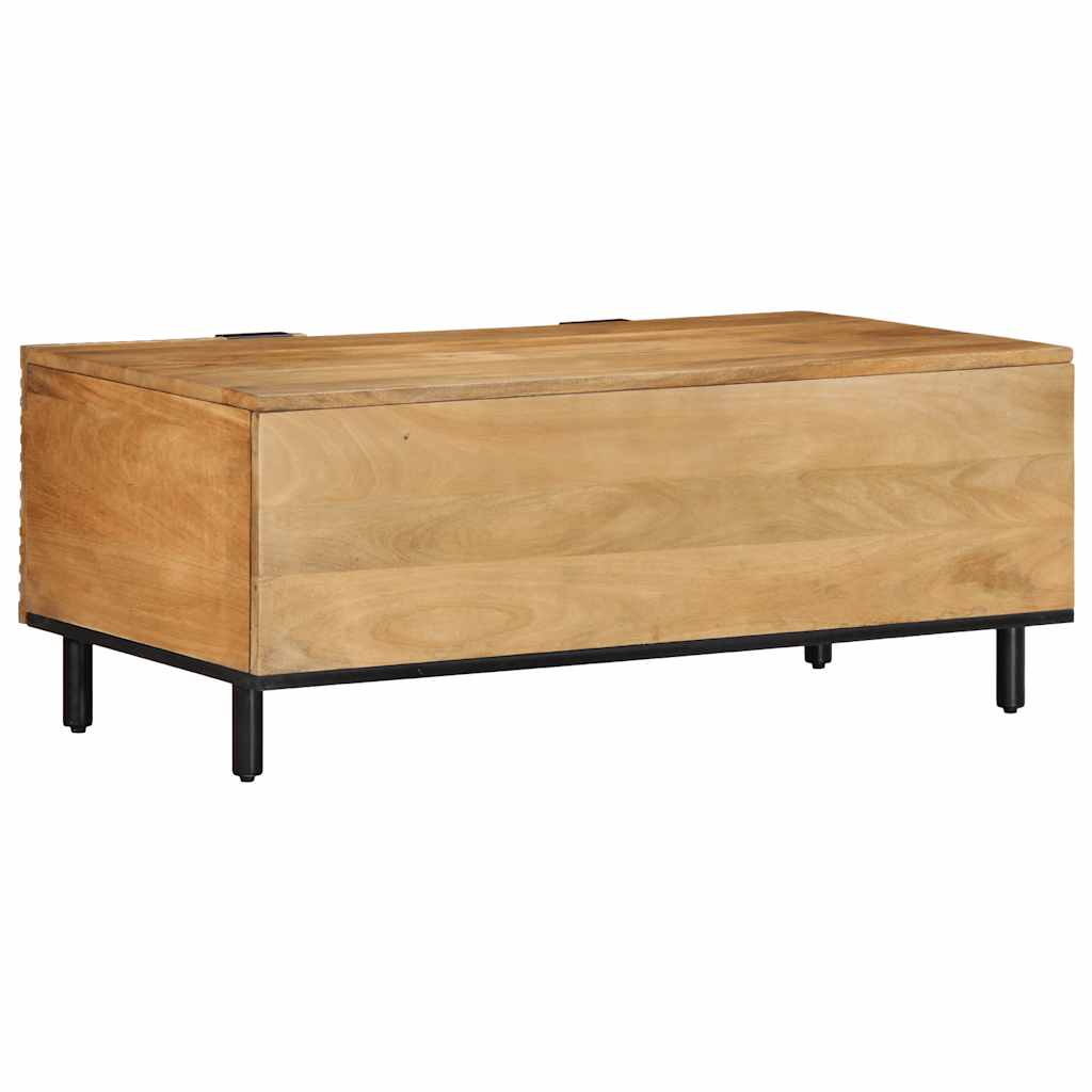 vidaXL Couchtisch Braun 100x54x40 cm Massivholz Mango