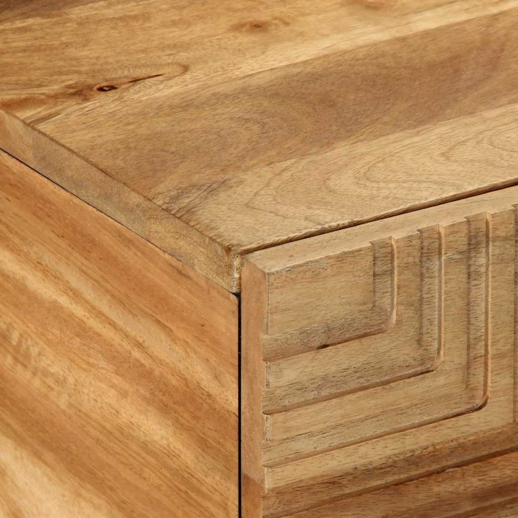 vidaXL Couchtisch Braun 100x54x40 cm Massivholz Mango
