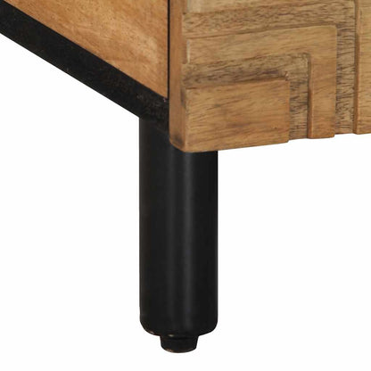 vidaXL Couchtisch Braun 100x54x40 cm Massivholz Mango