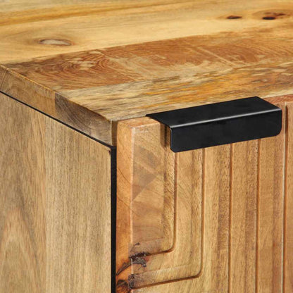 vidaXL Bad-Hängeschrank Braun 38x33,5x48 cm Massivholz Mango