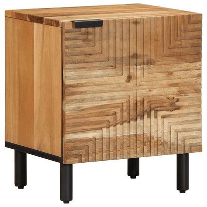 vidaXL Nachttisch 40x33x46 cm Massivholz Akazie