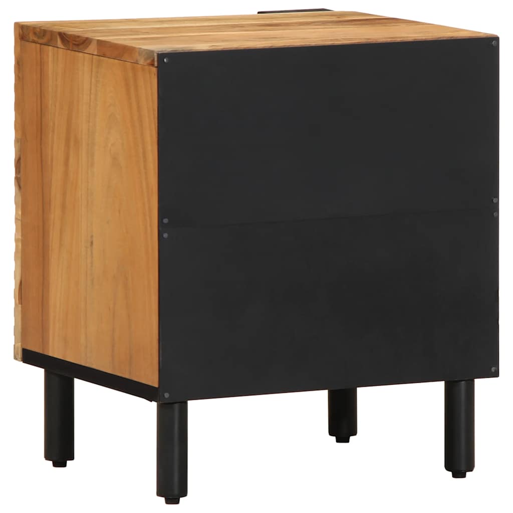 vidaXL Nachttisch 40x33x46 cm Massivholz Akazie