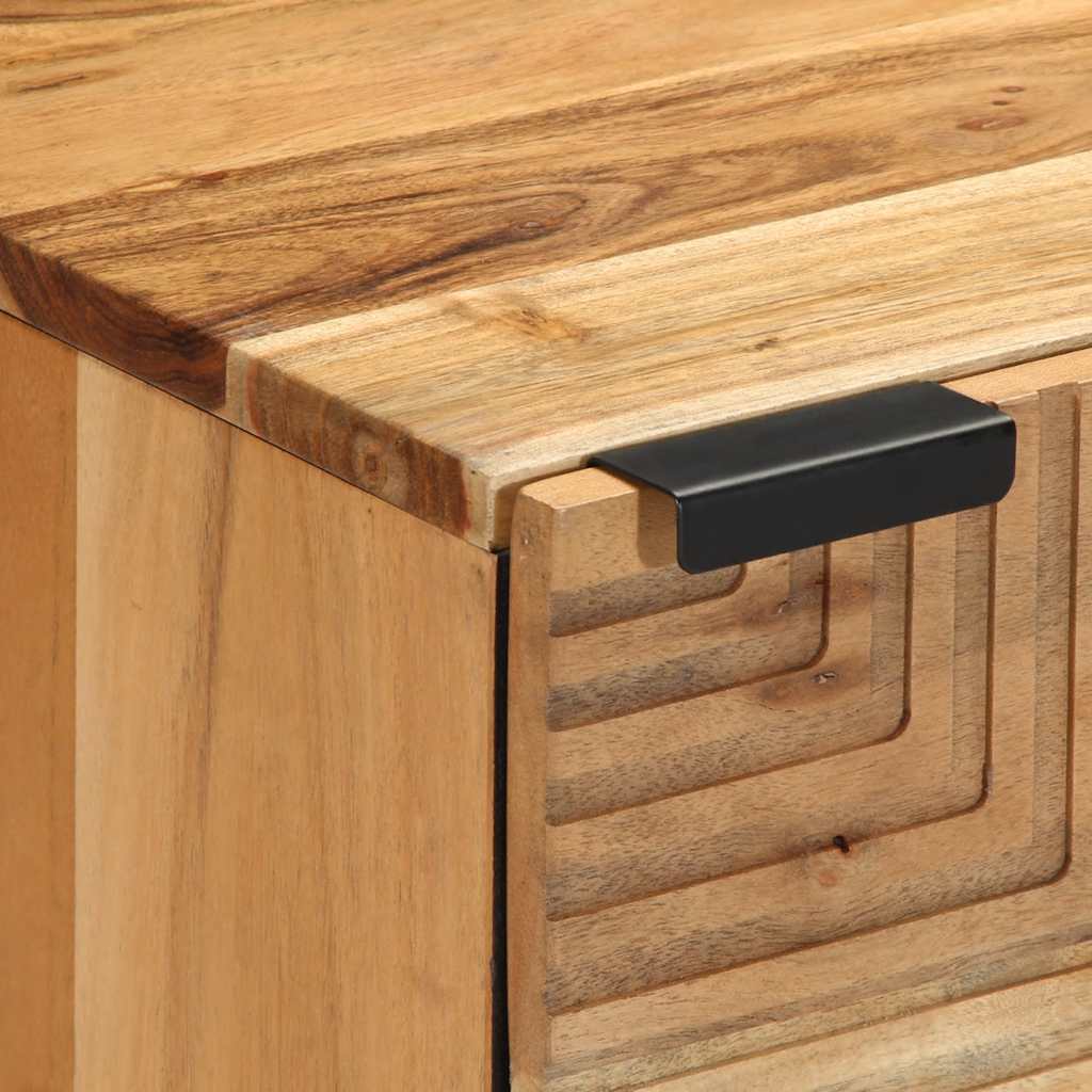 vidaXL Nachttisch 40x33x46 cm Massivholz Akazie