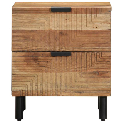 vidaXL Nachttisch 40x33x46 cm Massivholz Akazie