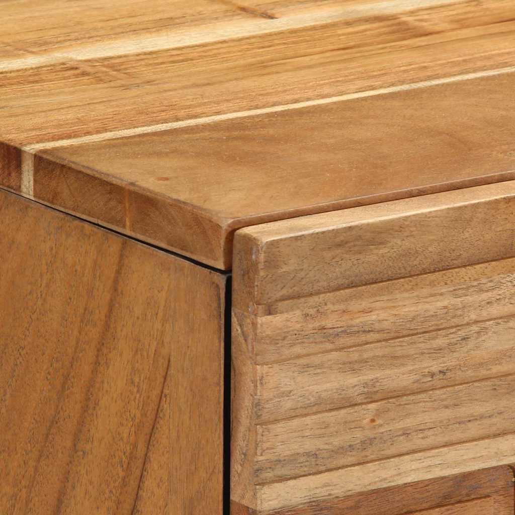 vidaXL Nachttisch 40x33x46 cm Massivholz Akazie