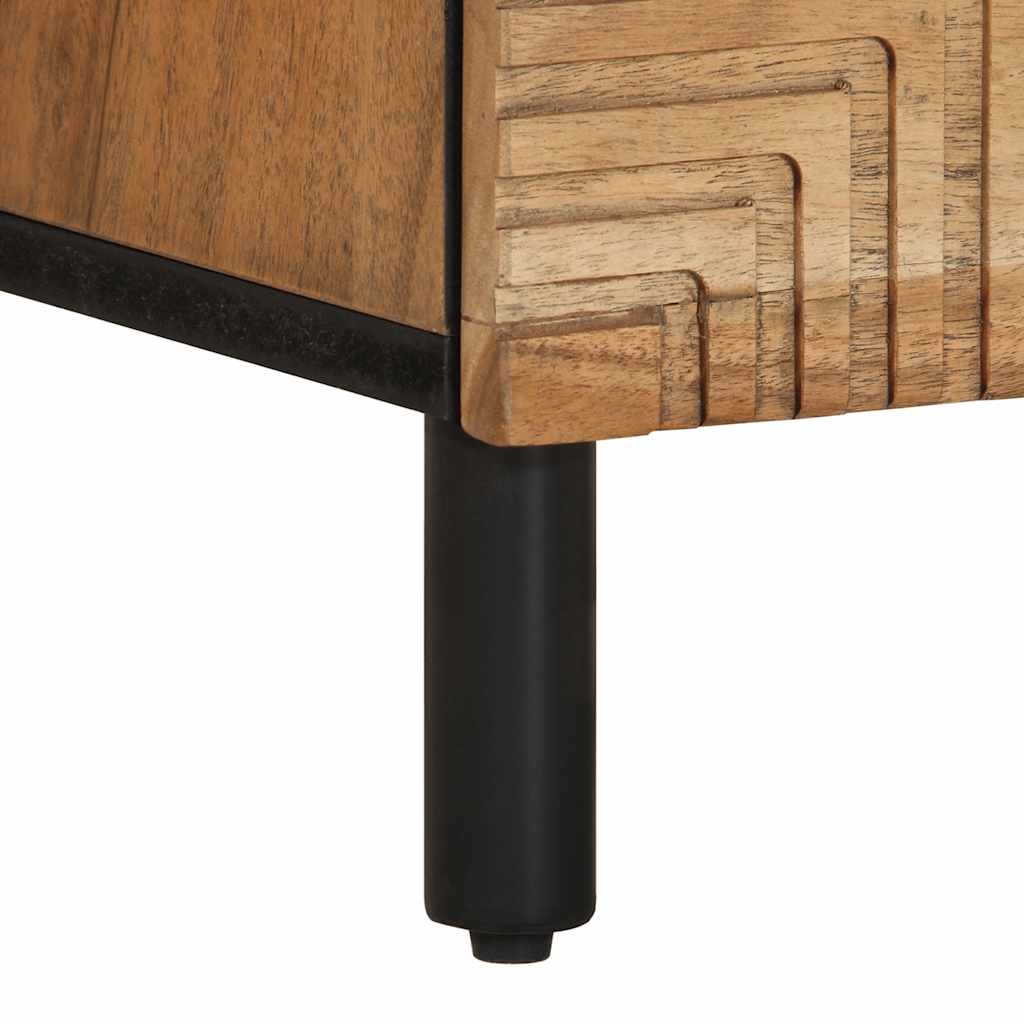 vidaXL Nachttisch 40x33x46 cm Massivholz Akazie