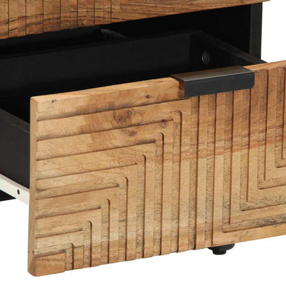 vidaXL Nachttische 2 Stk. 40x33x46 cm Massivholz Akazie