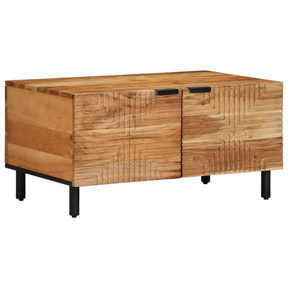 vidaXL Couchtisch 80x50x40 cm Massivholz Akazie
