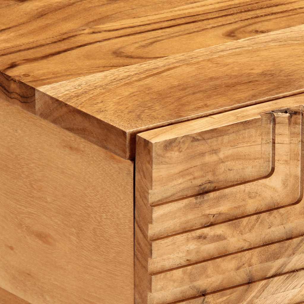 vidaXL Couchtisch 80x50x40 cm Massivholz Akazie