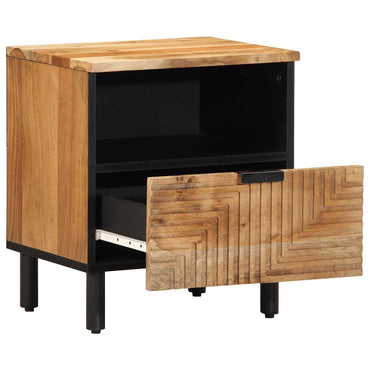 vidaXL Nachttisch 40x33x46 cm Massivholz Akazie