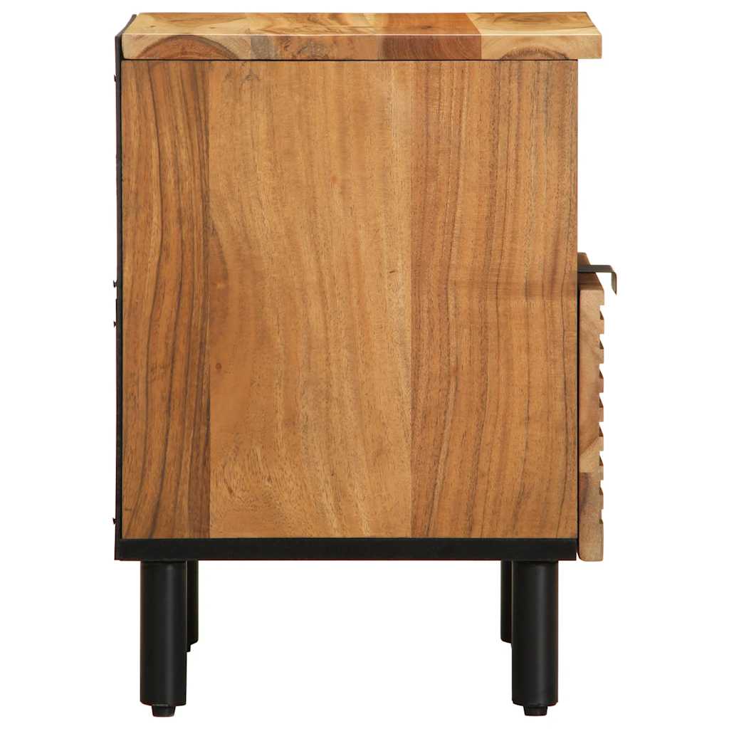 vidaXL Nachttisch 40x33x46 cm Massivholz Akazie