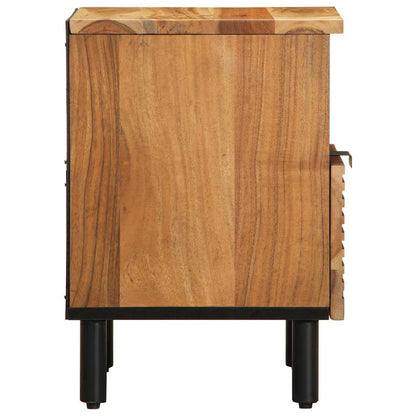 vidaXL Nachttisch 40x33x46 cm Massivholz Akazie
