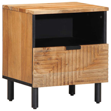 vidaXL Nachttische 2 Stk. 40x33x46 cm Massivholz Akazie