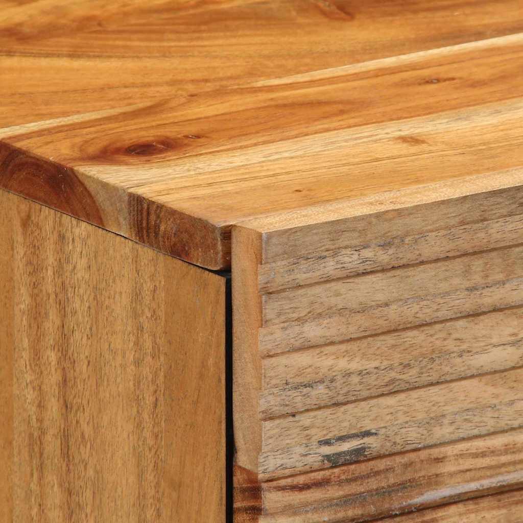 vidaXL Nachttisch Braun 50 x 33 x 60 cm Massivholz Akazie