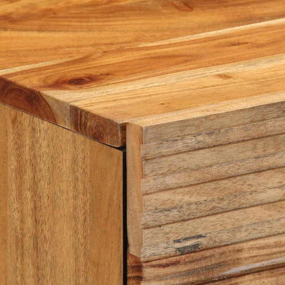 vidaXL Nachttisch Braun 50 x 33 x 60 cm Massivholz Akazie