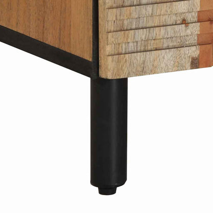 vidaXL Nachttisch Braun 50 x 33 x 60 cm Massivholz Akazie