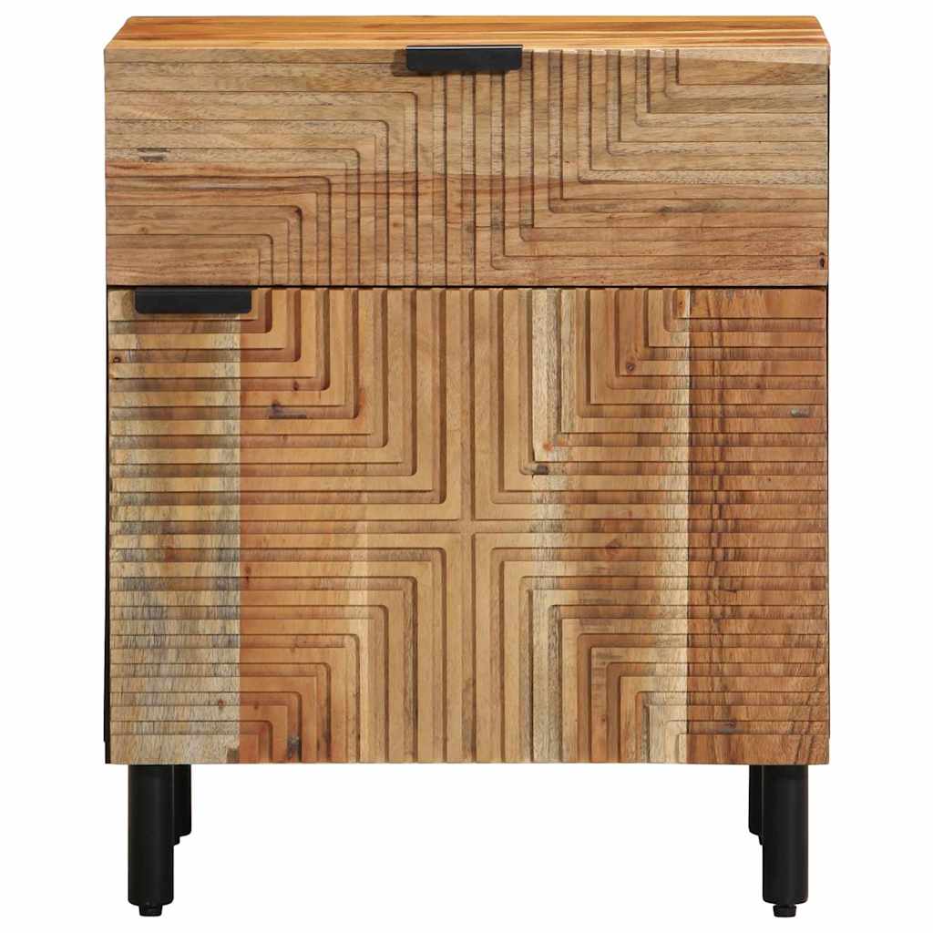 vidaXL Nachttisch Braun 50 x 33 x 60 cm Massivholz Akazie