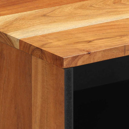 vidaXL Nachttisch Braun 50 x 33 x 62 cm Massivholz Akazie