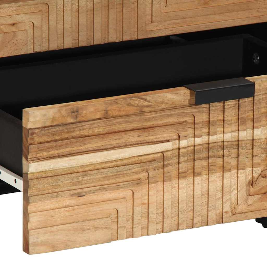 vidaXL Nachttisch Braun 50 x 33 x 62 cm Massivholz Akazie