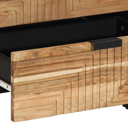 vidaXL Nachttisch Braun 50 x 33 x 62 cm Massivholz Akazie