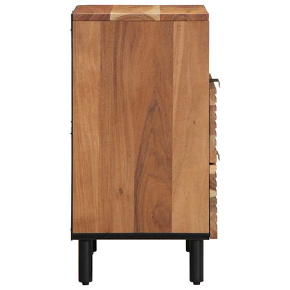 vidaXL Nachttisch Braun 50 x 33 x 62 cm Massivholz Akazie