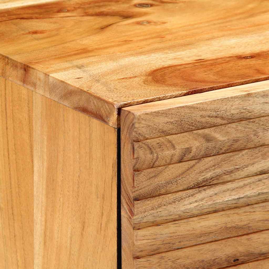 vidaXL Nachttisch Braun 50 x 33 x 60 cm Massivholz Akazie