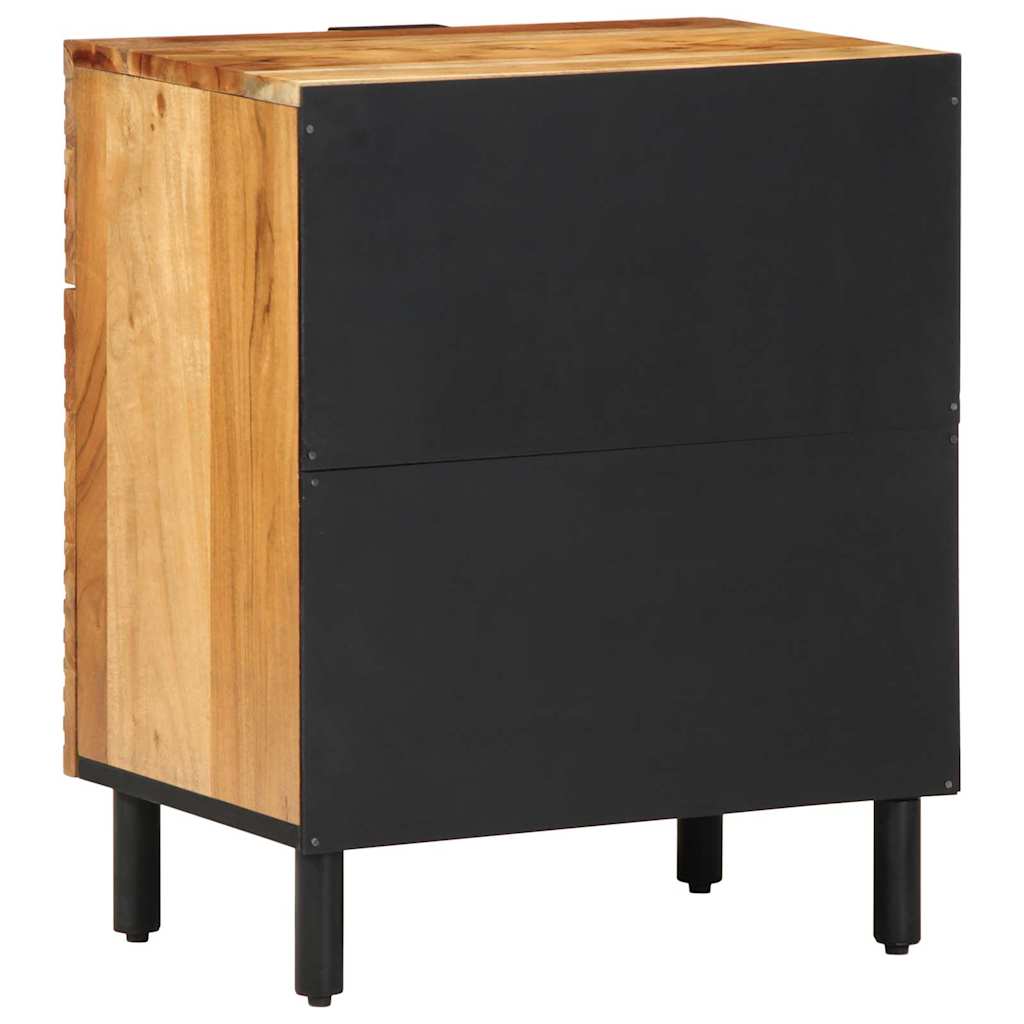 vidaXL Nachttisch Braun 50 x 33 x 60 cm Massivholz Akazie