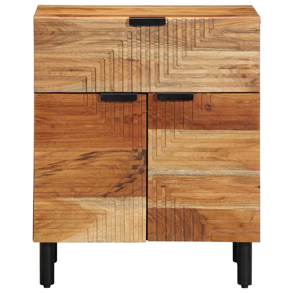 vidaXL Nachttisch Braun 50 x 33 x 60 cm Massivholz Akazie