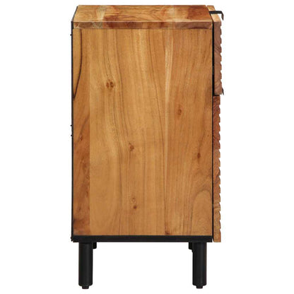vidaXL Nachttisch Braun 50 x 33 x 60 cm Massivholz Akazie