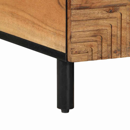 vidaXL Couchtisch Braun 80 x 54 x 40 cm Massivholz Akazie