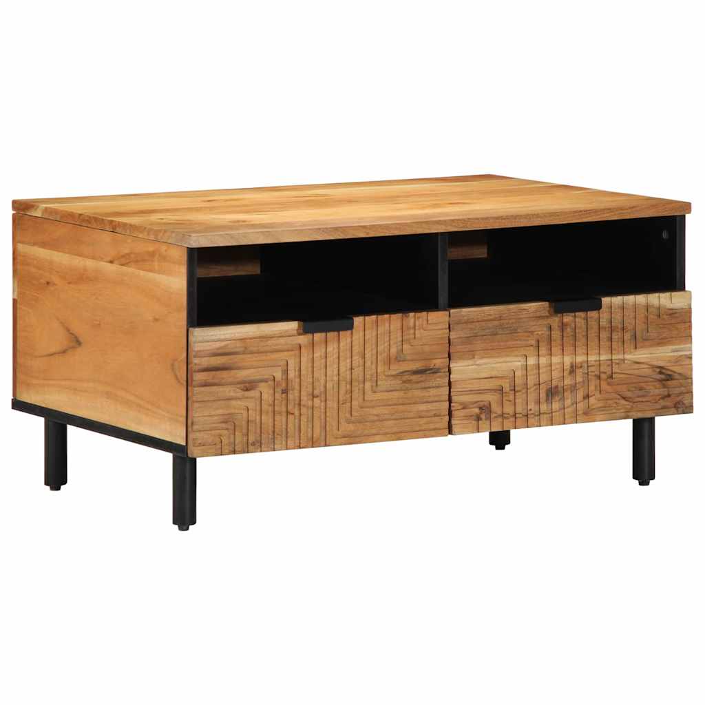 vidaXL Couchtisch Braun 80 x 54 x 40 cm Massivholz Akazie