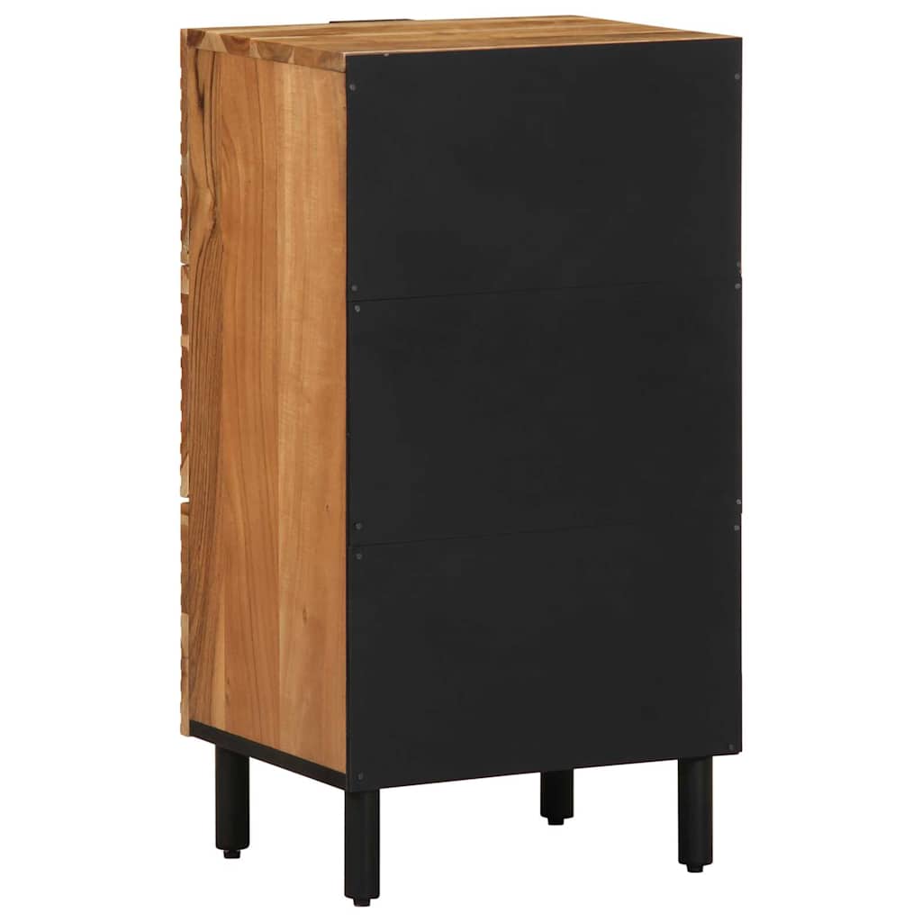 Sideboard Natur 40 x 33,5 x 75 cm Massivholz Akazie