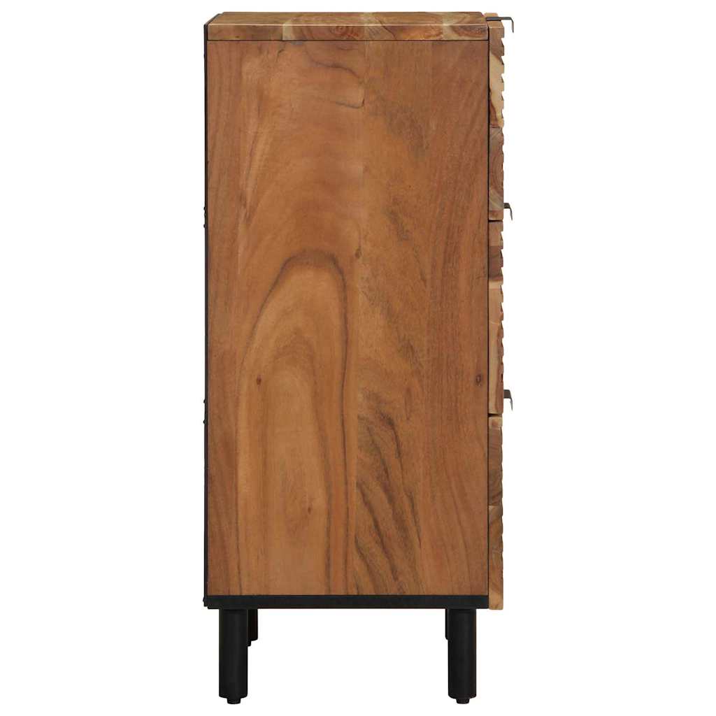 Sideboard Natur 40 x 33,5 x 75 cm Massivholz Akazie