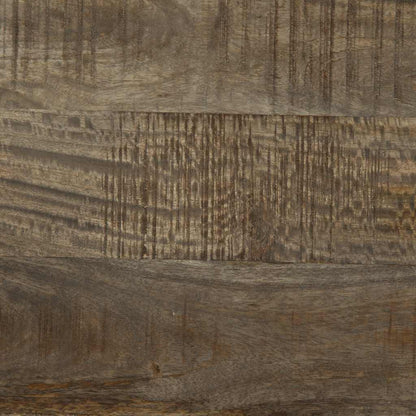 vidaXL Nachttische 2 Stück Hellgrau 40x33x46 cm Massivholz Mango