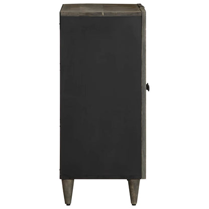 vidaXL Sideboard Hellgrau 60x33,5x75 cm Massivholz Mango