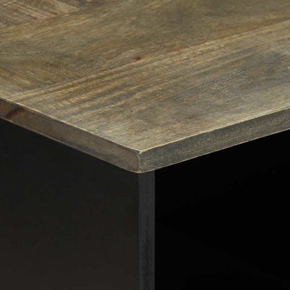 vidaXL Table basse gris clair 80x50x40 cm Bois de manguier massif