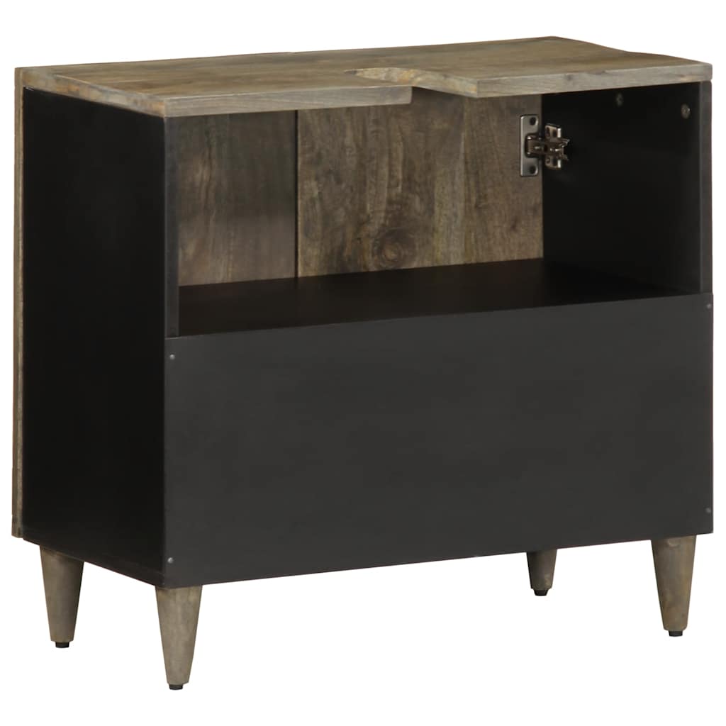 vidaXL Meuble sous-lavabo 62x33x58 cm Bois de manguier massif