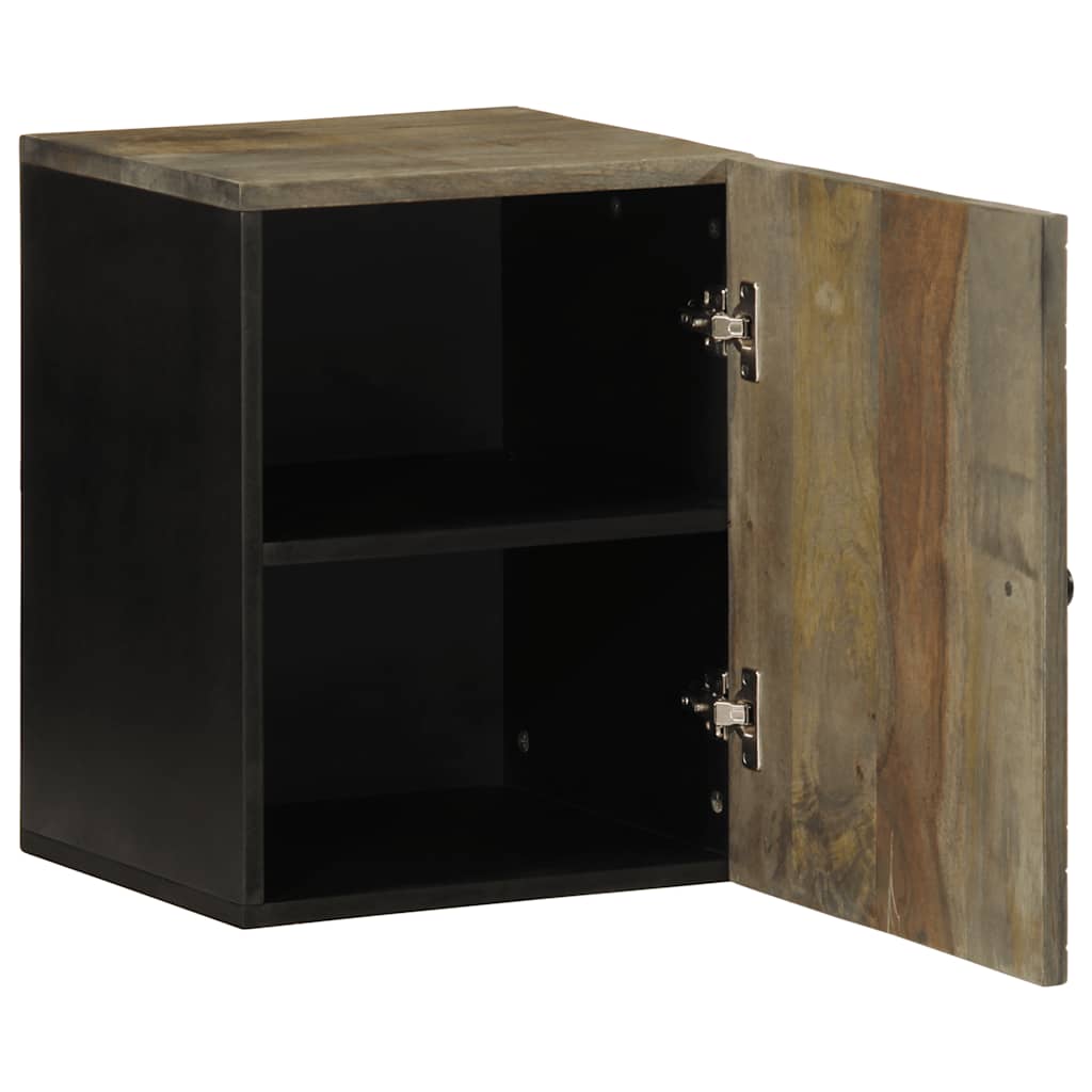 vidaXL Bad-Wandschrank 38x33x48 cm Massivholz Mango