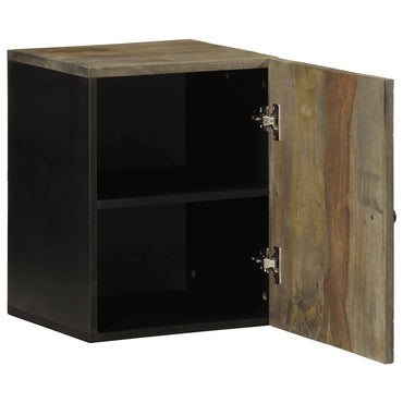 vidaXL Bad-Wandschrank 38x33x48 cm Massivholz Mango