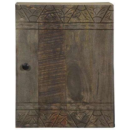 vidaXL Bad-Wandschrank 38x33x48 cm Massivholz Mango