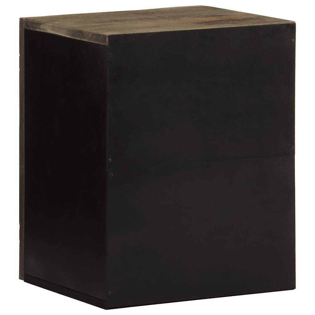 vidaXL Bad-Wandschrank 38x33x48 cm Massivholz Mango