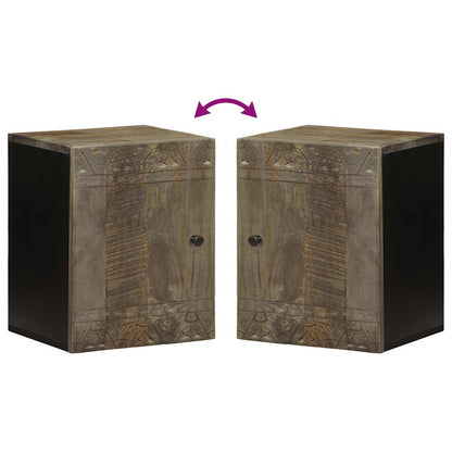 vidaXL Bad-Wandschrank 38x33x48 cm Massivholz Mango