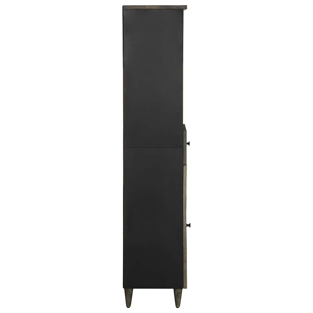 vidaXL Badschrank 38x33x160 cm Massivholz Mango