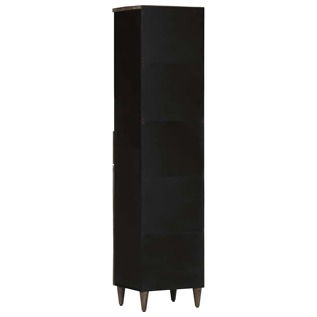 vidaXL Badschrank 38x33x160 cm Massivholz Mango
