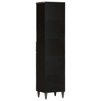vidaXL Badschrank 38x33x160 cm Massivholz Mango